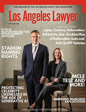 Los Angeles Lawyer Cover Image Los Angeles Lawyer Cover Image